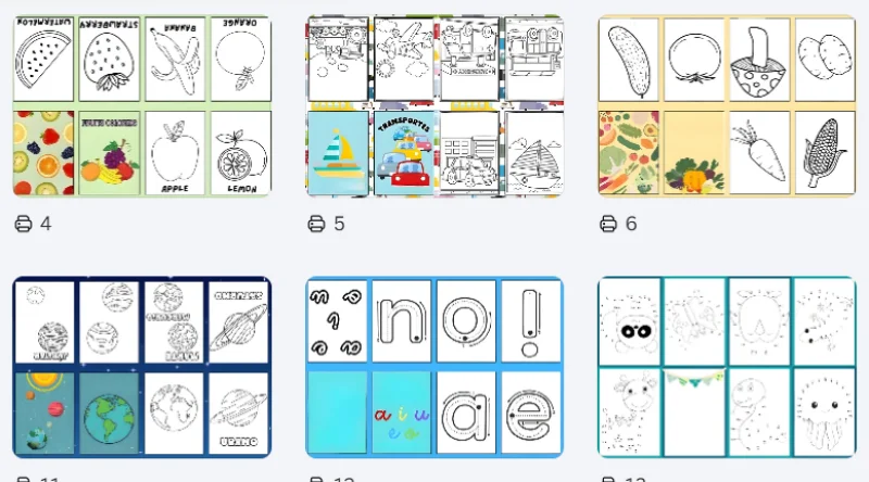 Mini Livrinhos de Atividades
